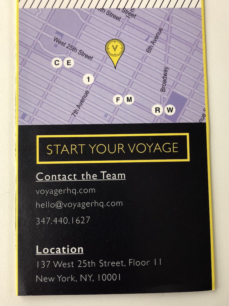 Voyager brochure
